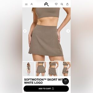 ONER ACTIVE SoftMotion Skort with White Logo